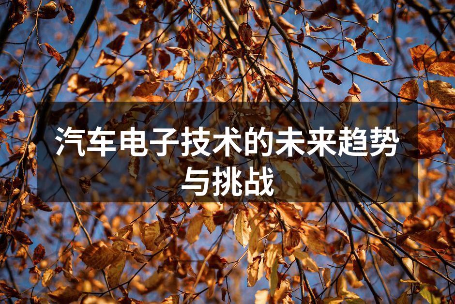 智能驾驶技术示意图